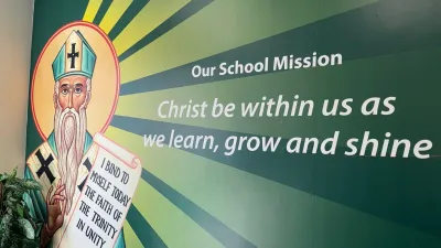 St Patrick's Catholic Primary School building in Leamington Spa