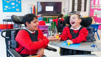 Camberwell Park Specialist Support School building in Manchester